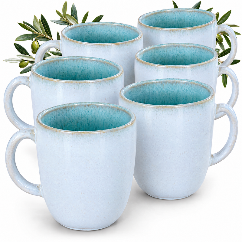 Tazas mug Porto Lagoon, set de 6