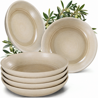Platos hondos Algarve Vanilla, set de 6