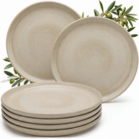 Platos llanos Algarve Vanilla, set de 6