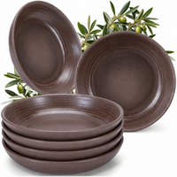 Platos hondos Algarve Cocoa, set de 6