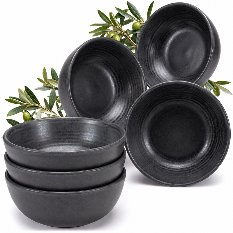 Cuencos para cereales Algarve Basalt, set de 6