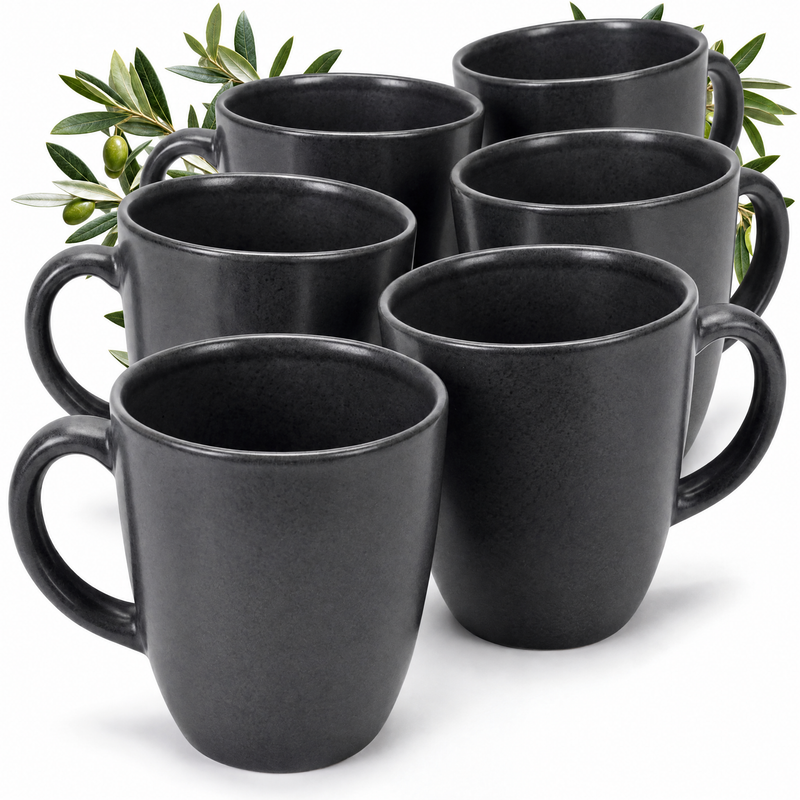 Tazas mug Algarve Basalt, set de 6